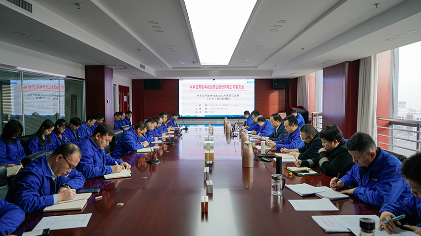 錨定目標，鼓足干勁，決戰(zhàn)年度任務——隴神戎發(fā)組織召開2023年第四次黨委（擴大）會議